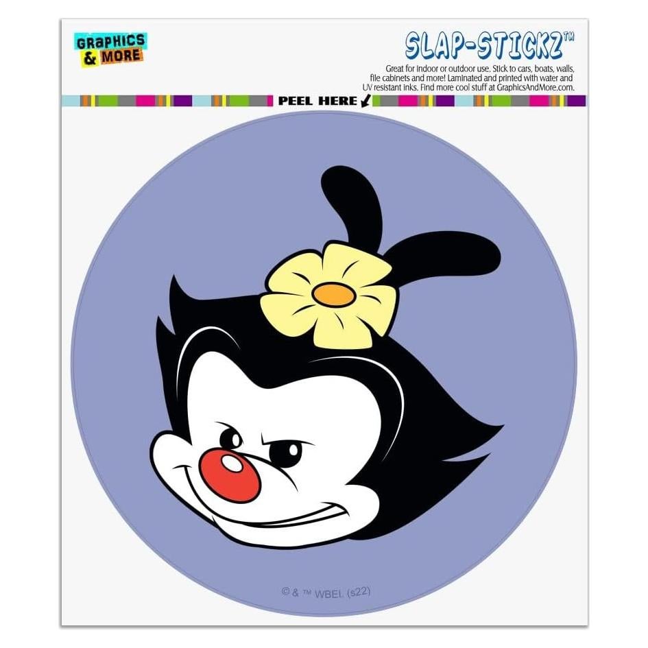 Calcomanía Animaniacs Graphics & More 14cm Vinilo Alta Calidad