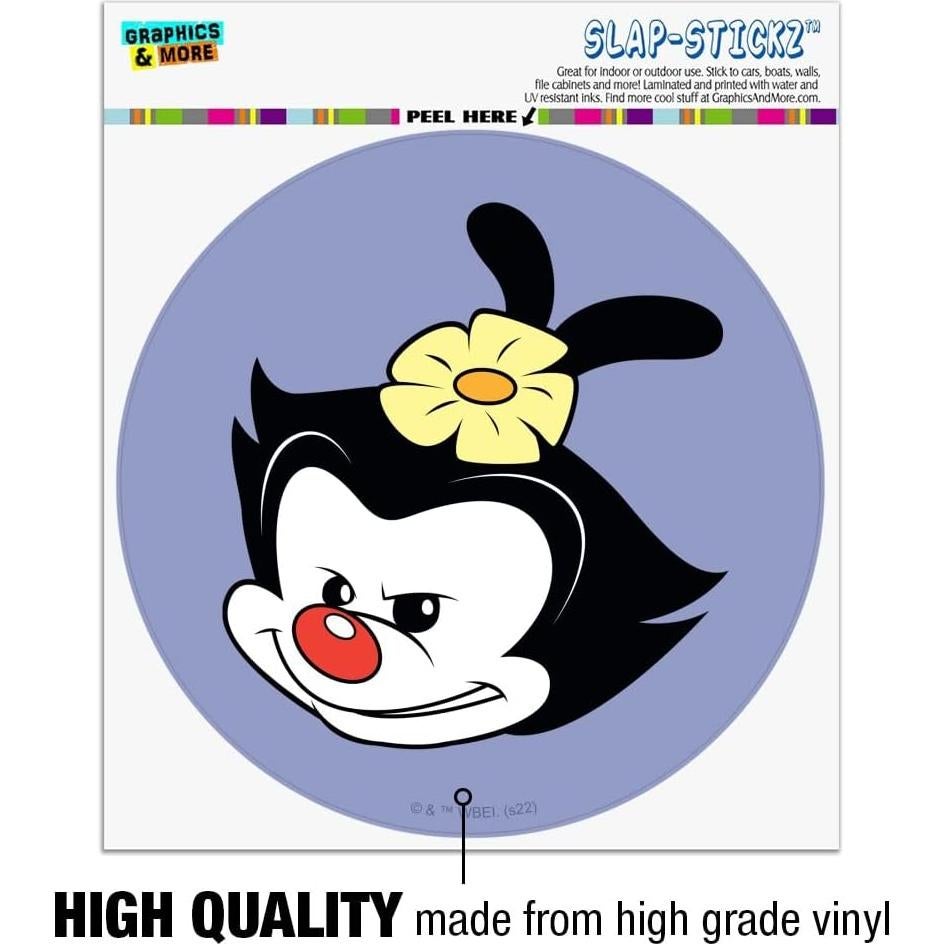 Calcomanía Animaniacs Graphics & More 14cm Vinilo Alta Calidad