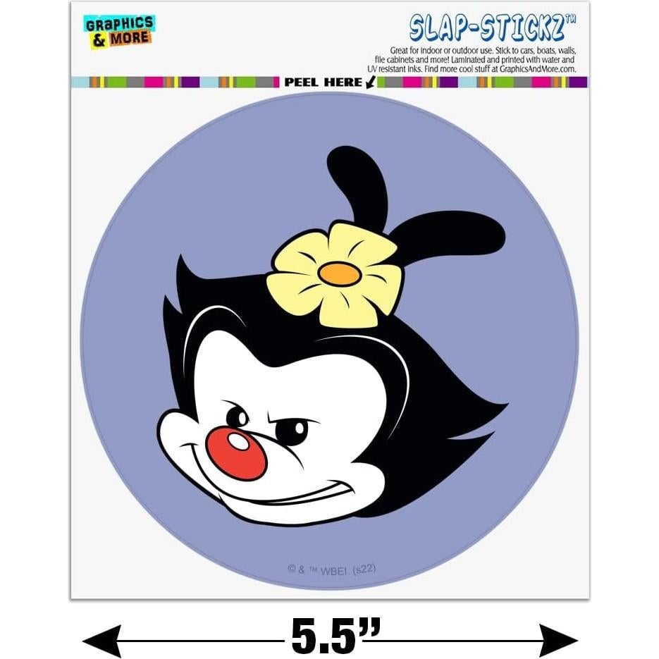 Calcomanía Animaniacs Graphics & More 14cm Vinilo Alta Calidad