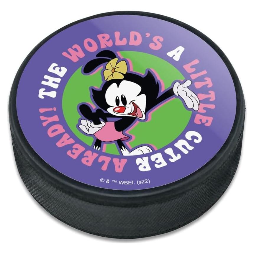 Puck de Hockey Animaniacs Graphics & More - 76mm, 170g