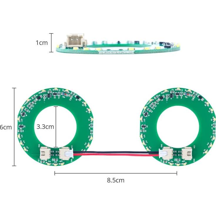 Módulo Sensor Táctil LED FOFMITI 10Pcs Azul 60x60mm