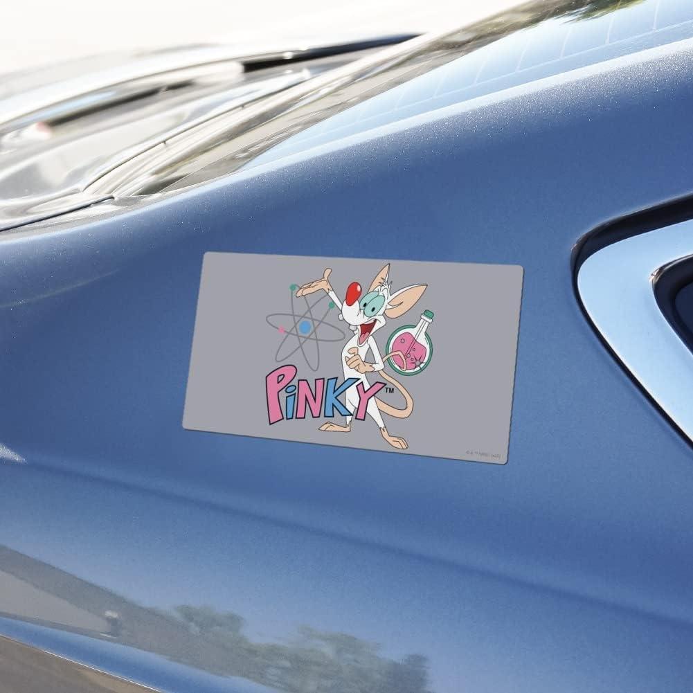 Adhesivo Pinky y el Cerebro 19.3x10.2cm Gráfico Automotriz