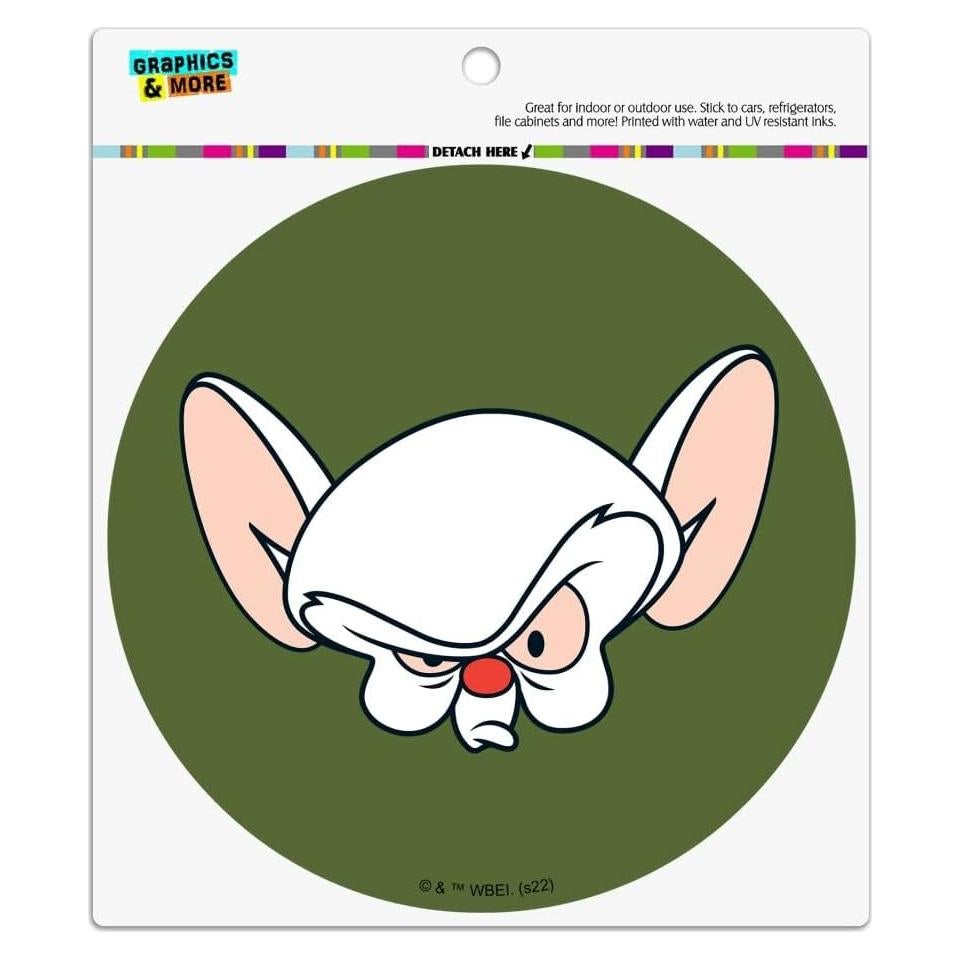Imán de Vinilo Pinky y el Cerebro 14cm - Graphics and More