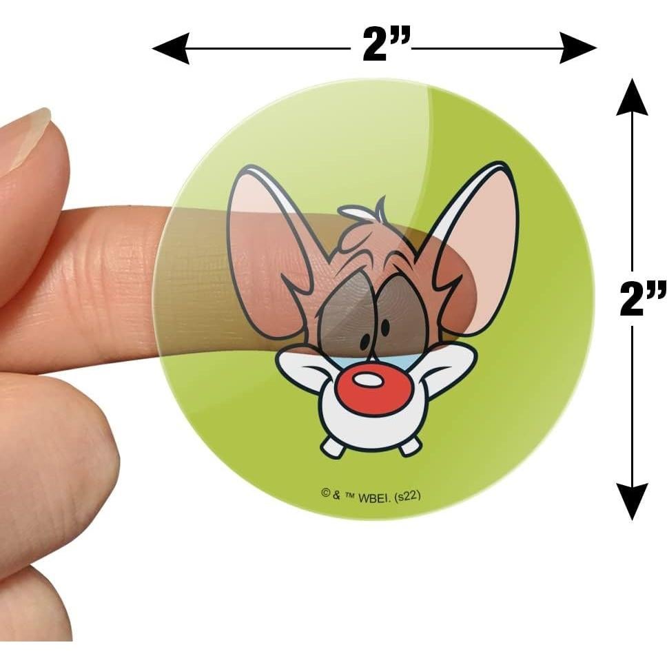 Pegatinas Pinky y Cerebro 18 unidades 5.08 cm Graphics & More