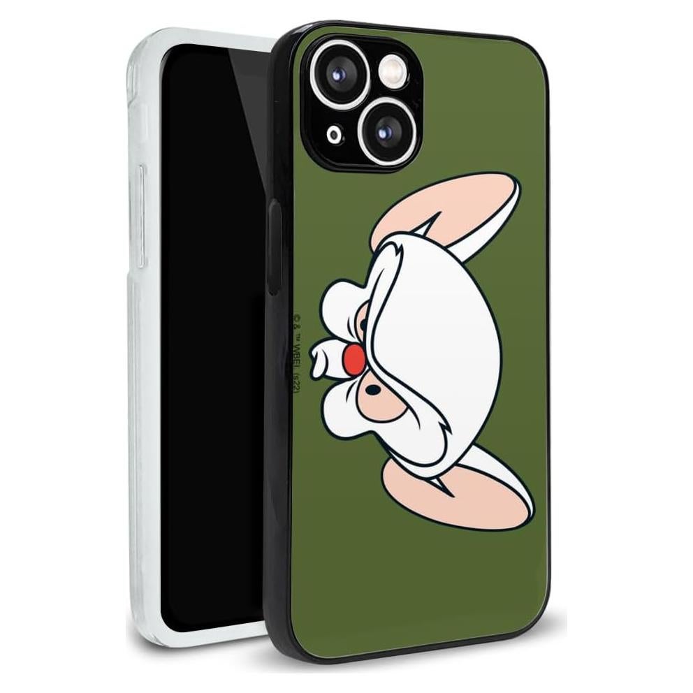 Funda Protectora Slim Fit Pinky y el Cerebro para iPhone 15