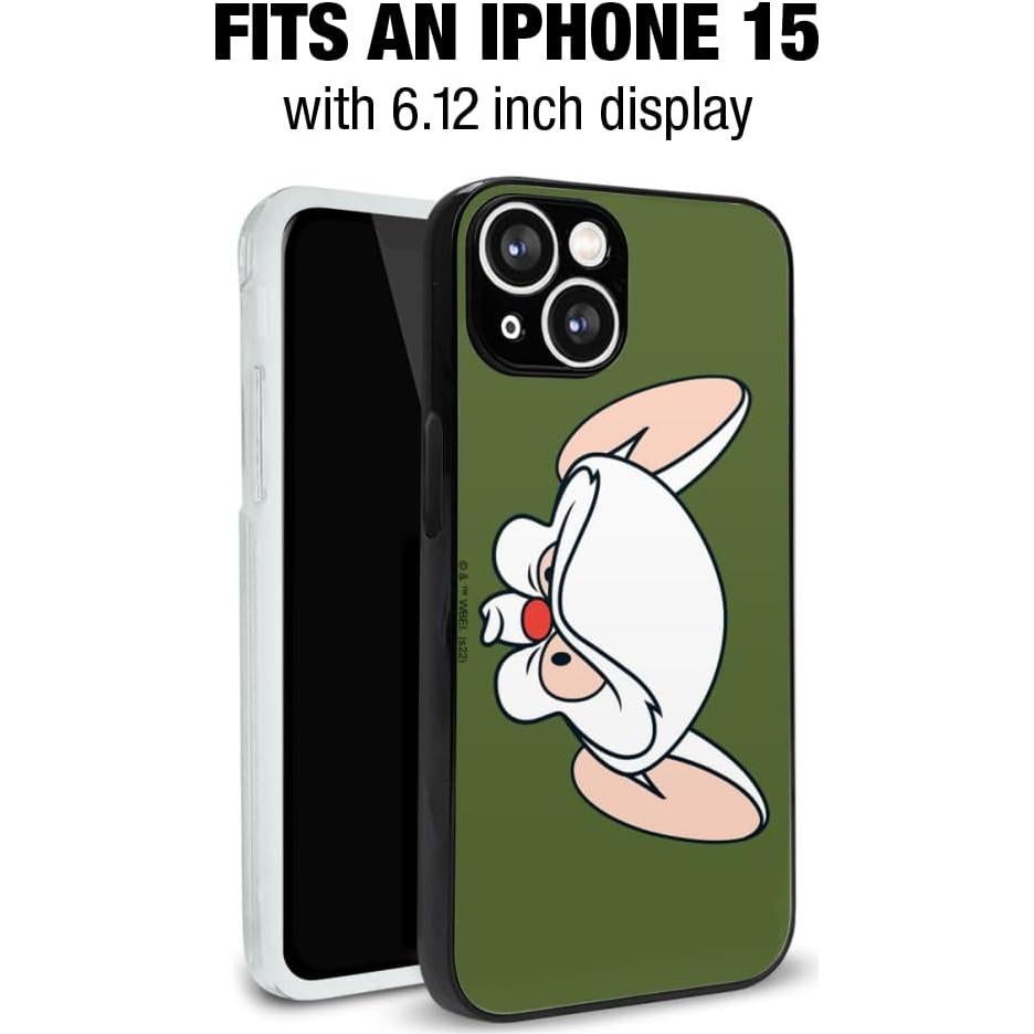 Funda Protectora Slim Fit Pinky y el Cerebro para iPhone 15