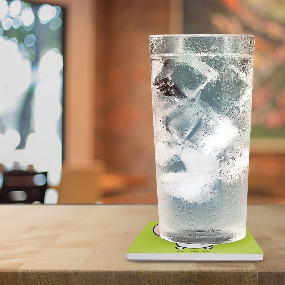 Set de 2 Posavasos Cuadrados Cerámica Pinky & The Brain 9.9 cm