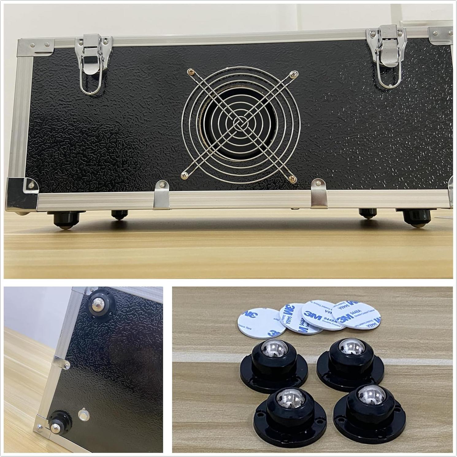 Ruedas Giratorias PlusRoc de 24mm para Muebles - 4 Piezas