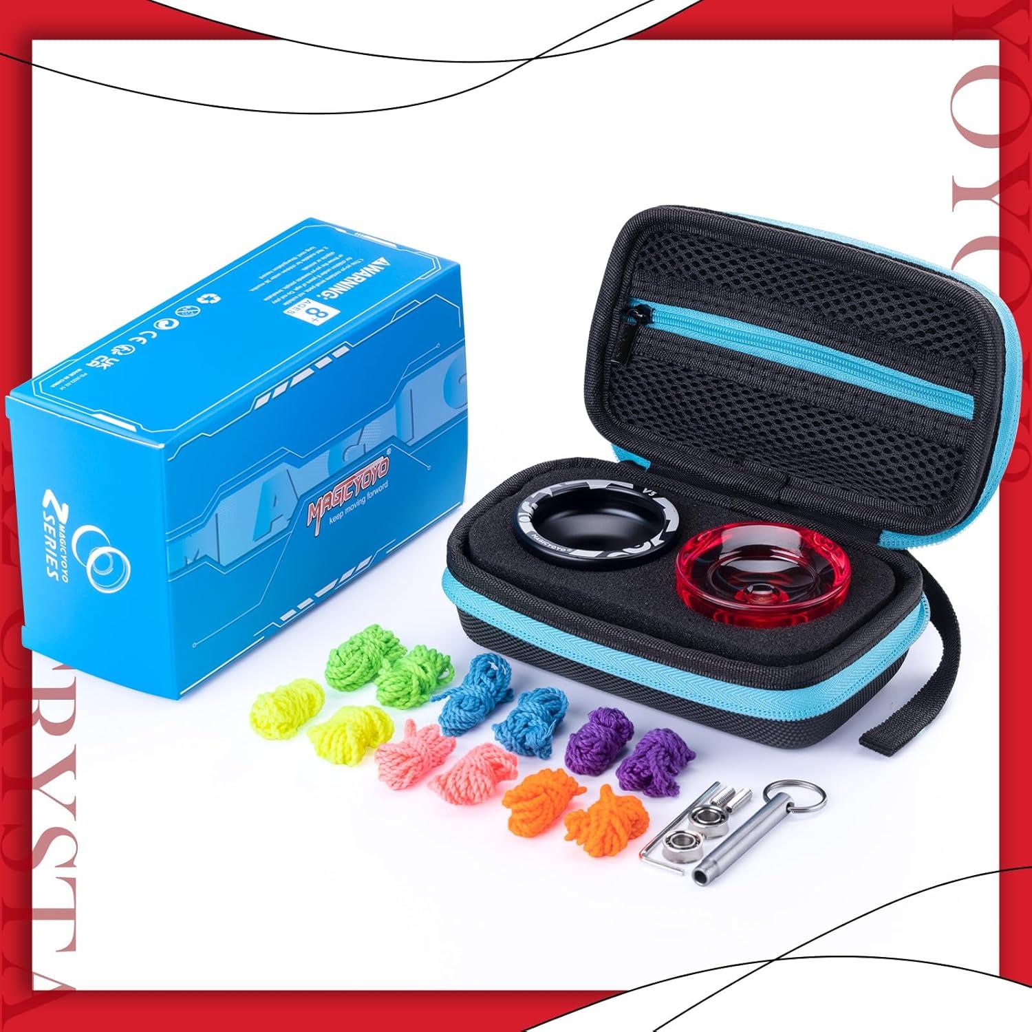 Yoyo 2 Pack SHUNGRU V3 Negro y K2 Rojo para Niños