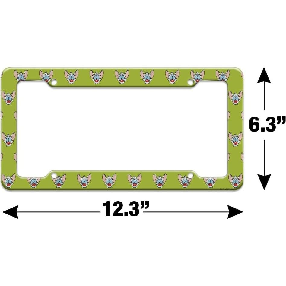 Marco de Placa de Licencia Pinky y el Cerebro - GRAPHICS & MORE