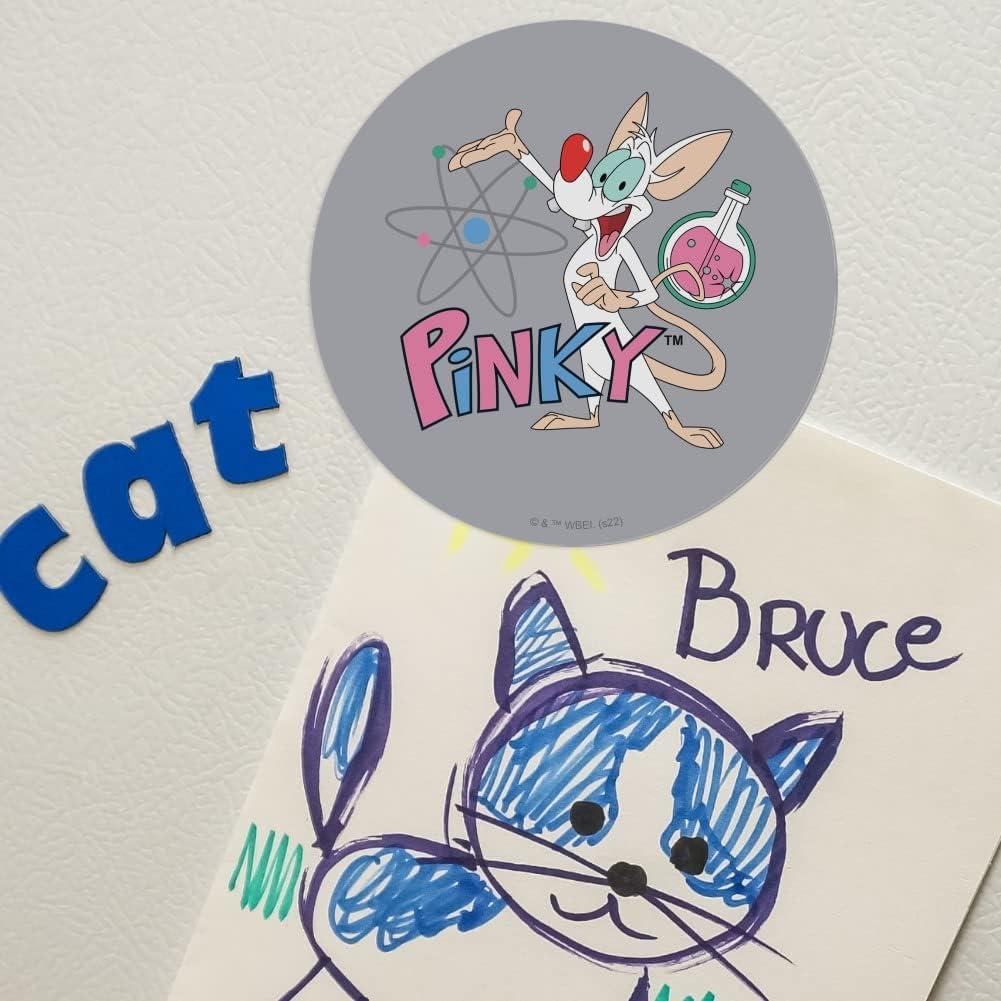 Imán Pinky y el Cerebro 14cm Vinilo Gráfico Automotriz