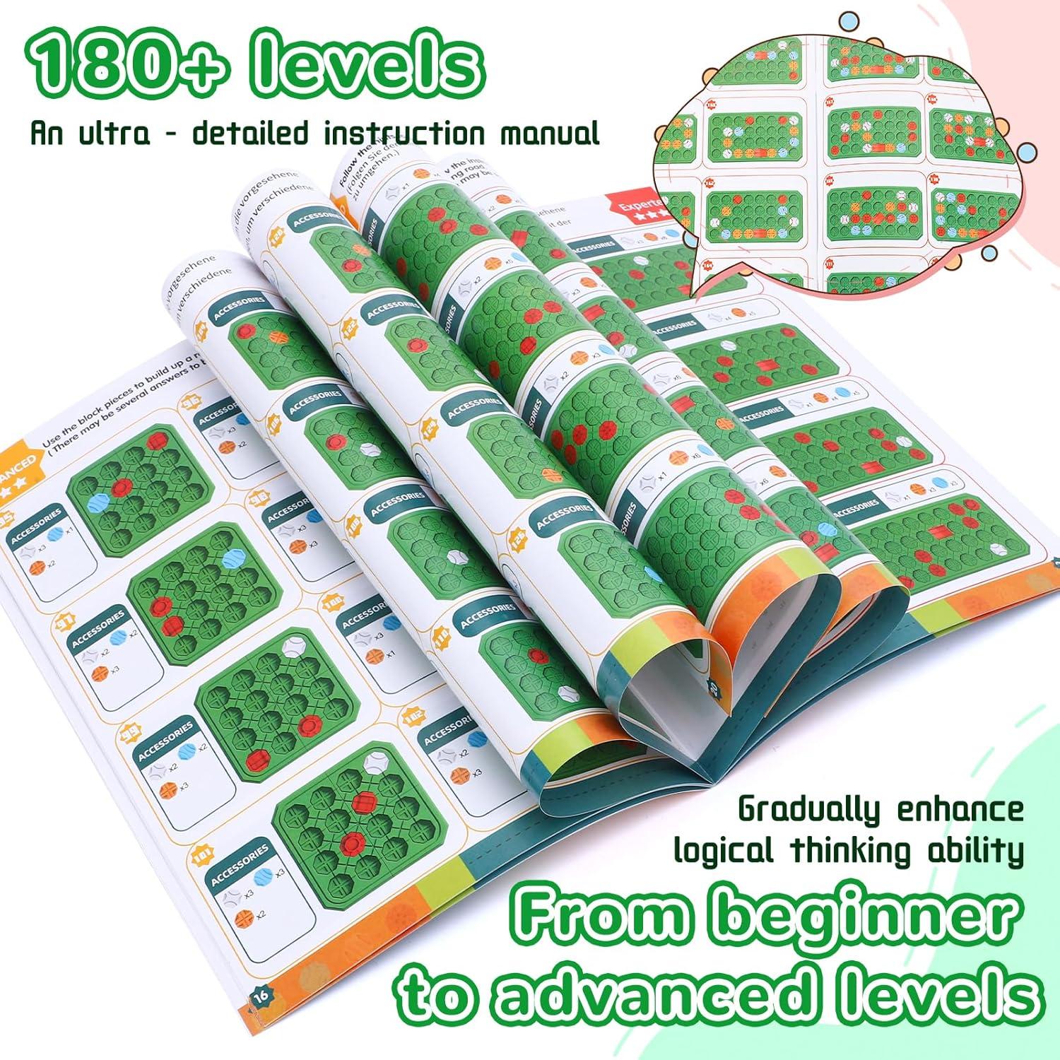 Juego de Constructor Lógico Fygurso 76.8x41 cm para Niños 3-8 Años