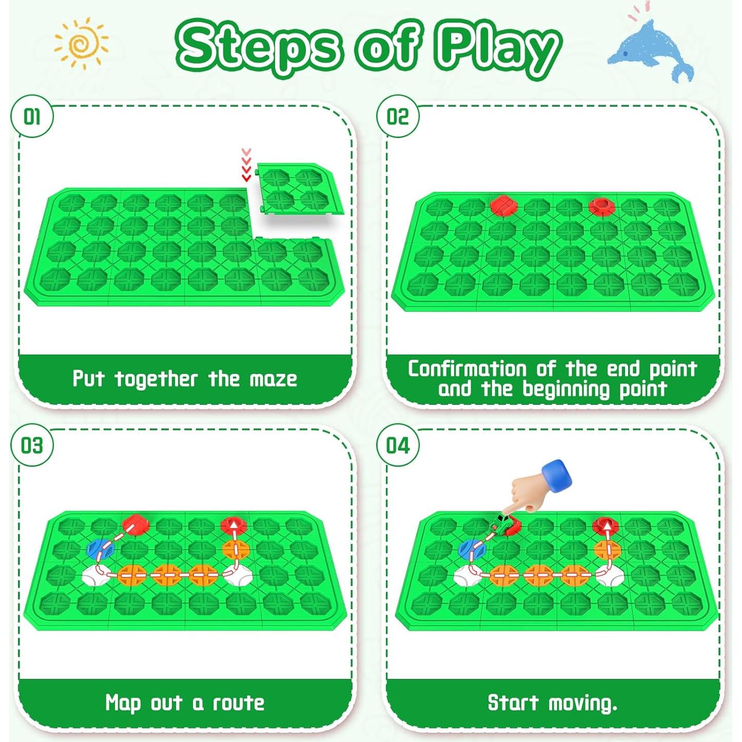 Juego de Constructor Lógico Fygurso 76.8x41 cm para Niños 3-8 Años