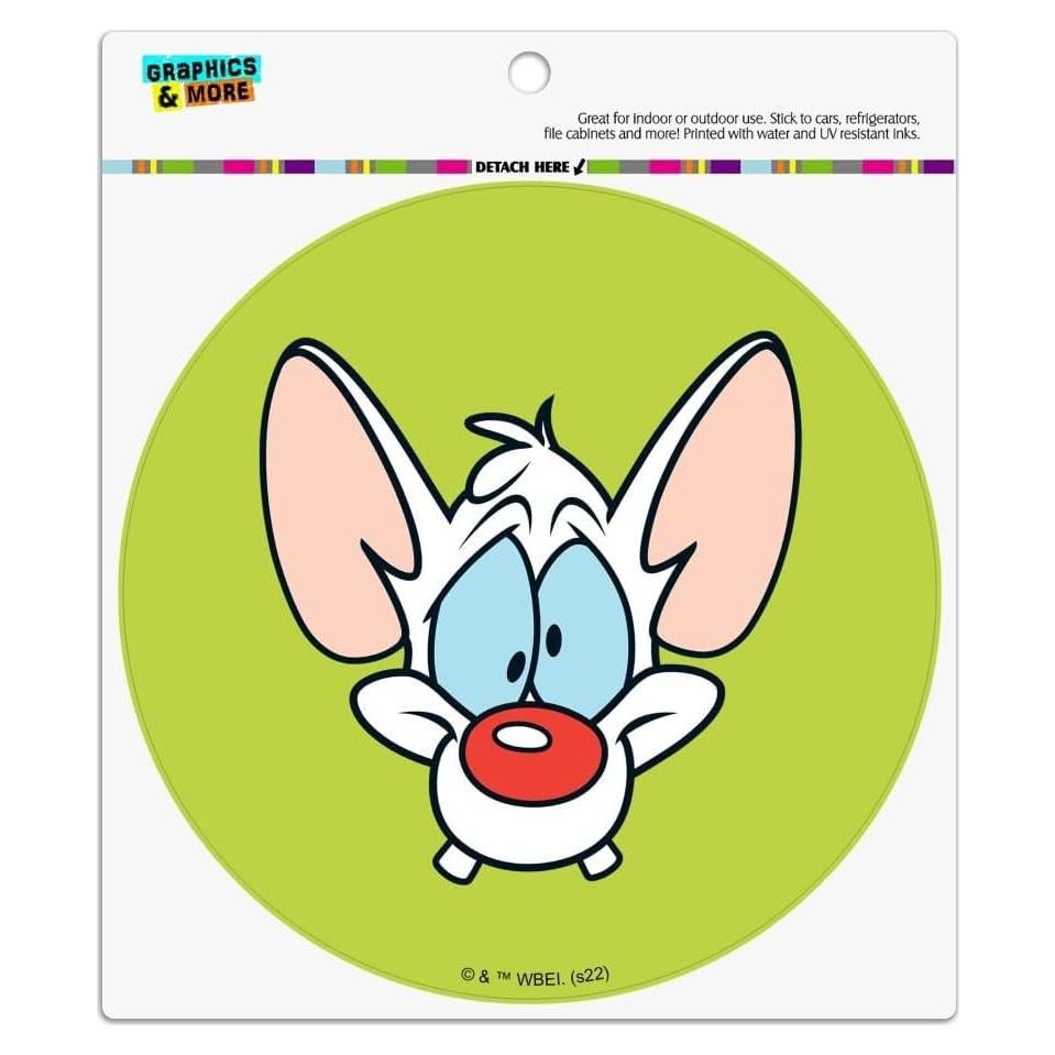 Imán de Vinilo Pinky y el Cerebro 14cm - Graphics & More