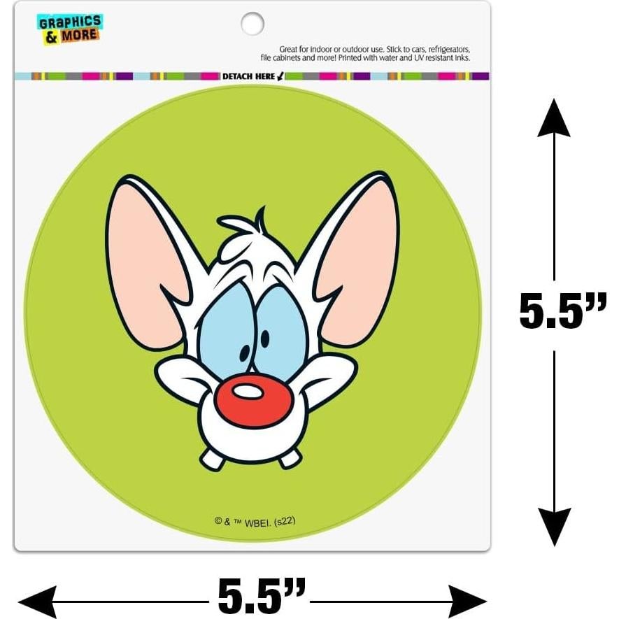 Imán de Vinilo Pinky y el Cerebro 14cm - Graphics & More