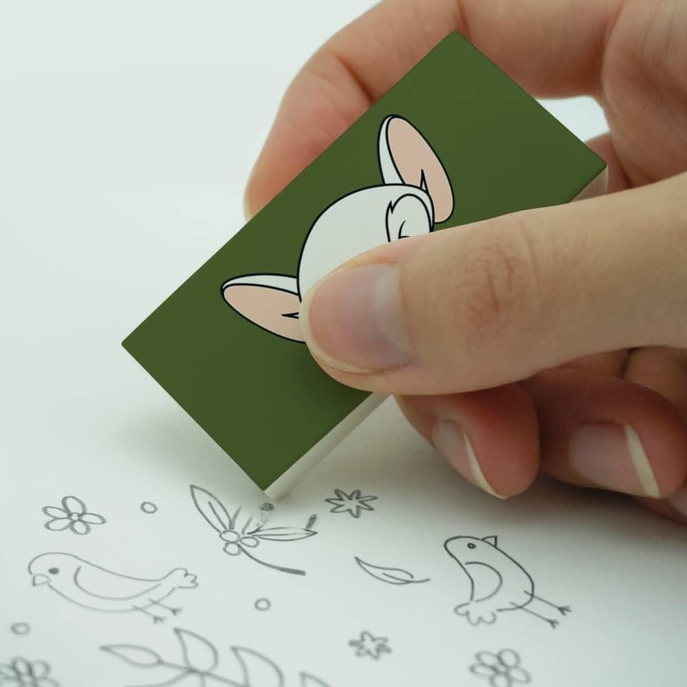 Juego de Gomas de Borrar Pinky y El Cerebro - 2 Unidades