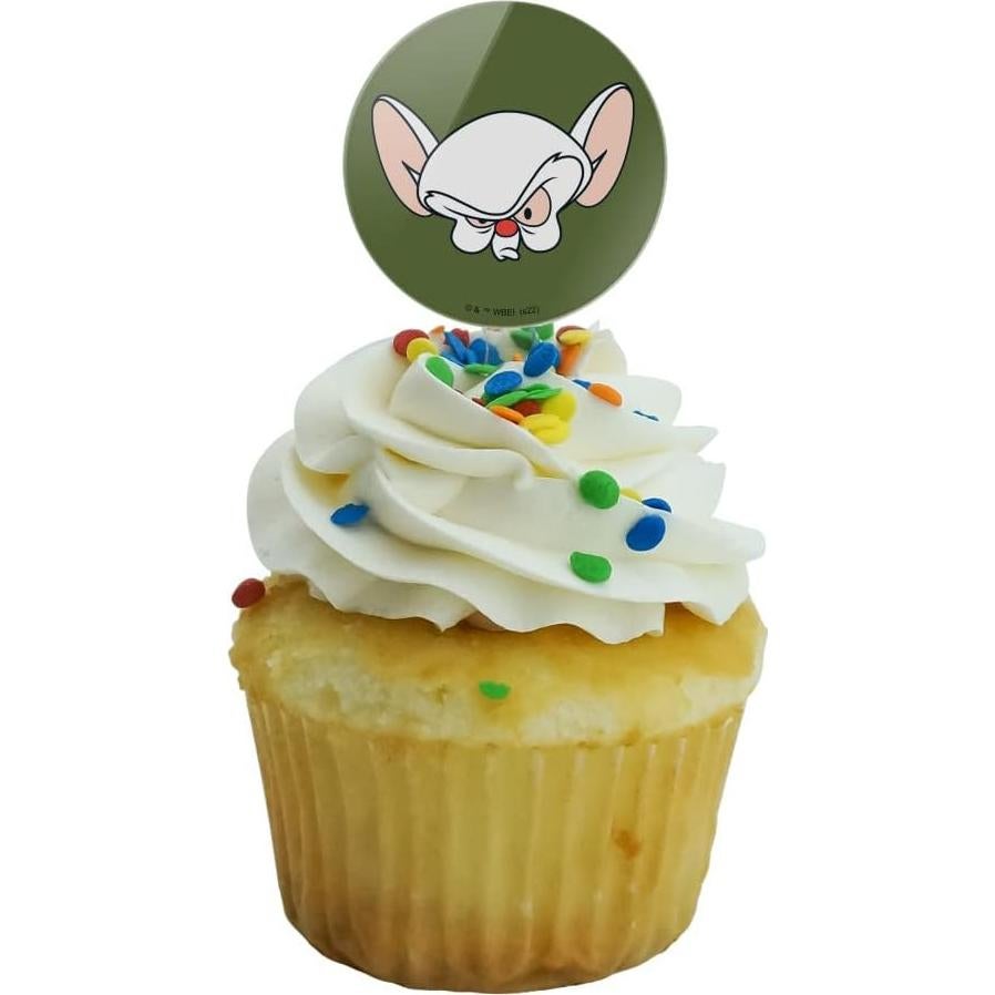 Picks de Cupcake Pinky y El Cerebro - Set de 6 - Graphics & More