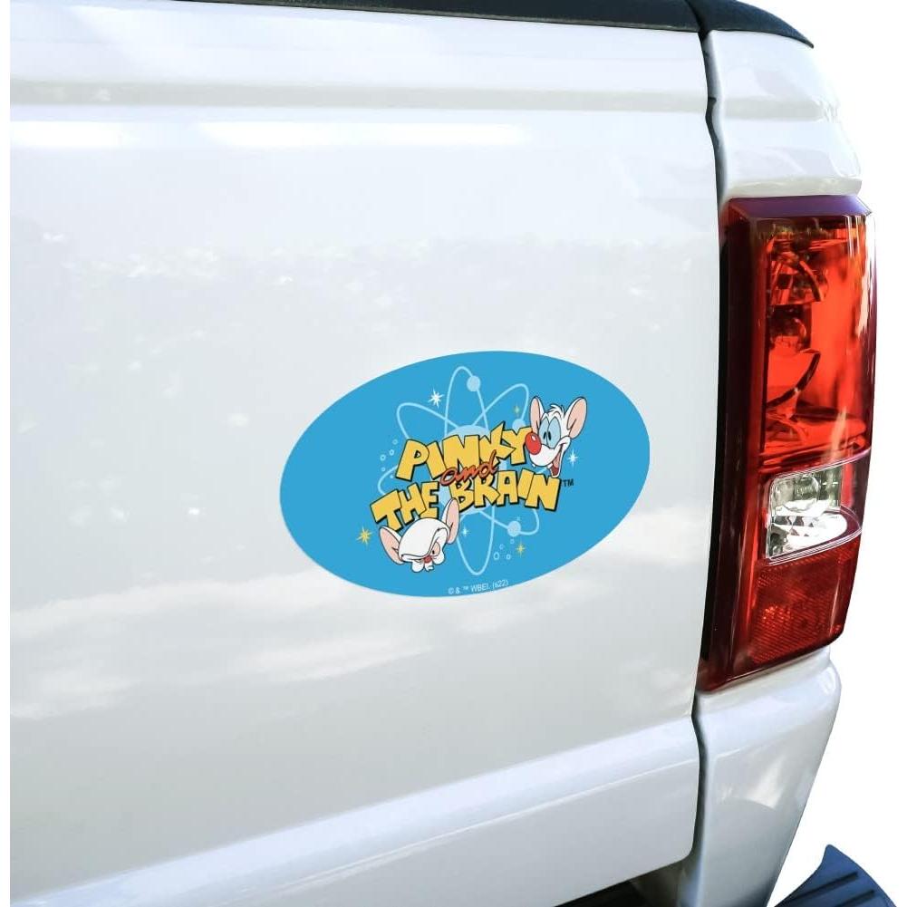 Imán Ovalado Pinky y el Cerebro 17.8x10.2cm Graphics & More