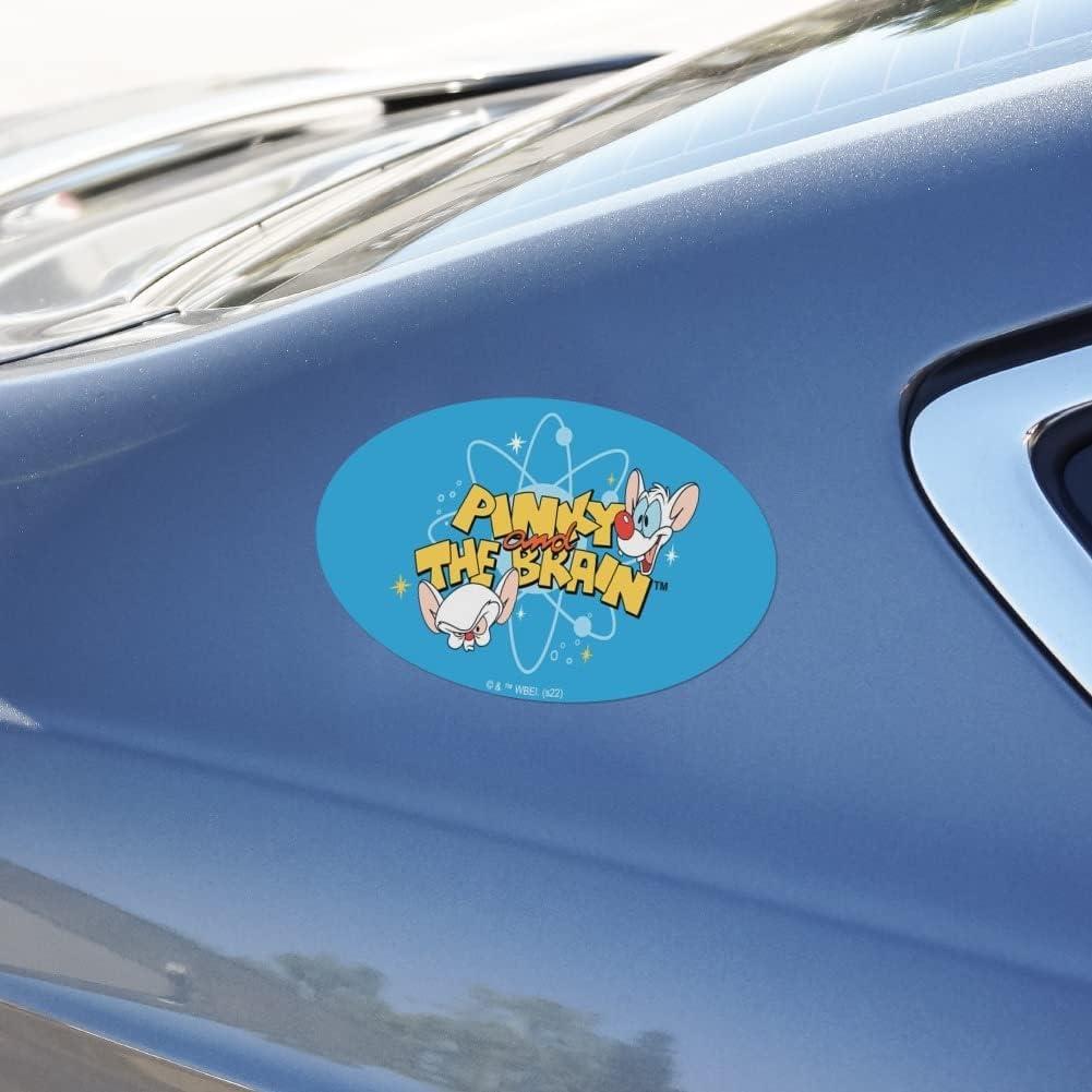 Imán Ovalado Pinky y el Cerebro 17.8x10.2cm Graphics & More