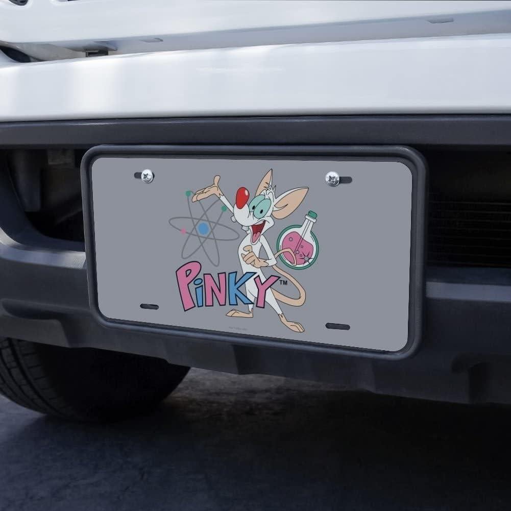 Placa de Licencia de Metal Pinky y El Cerebro - Graphics & More