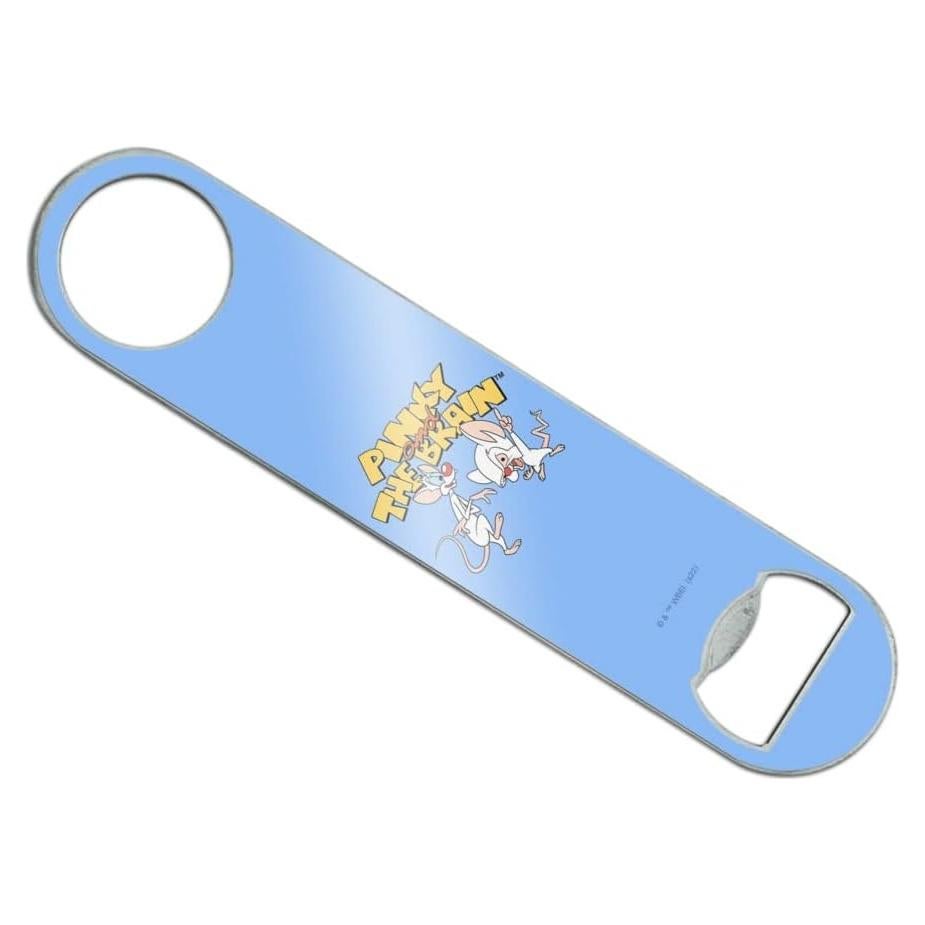Abrebotellas Pinky y el Cerebro Acero Inoxidable 18cm