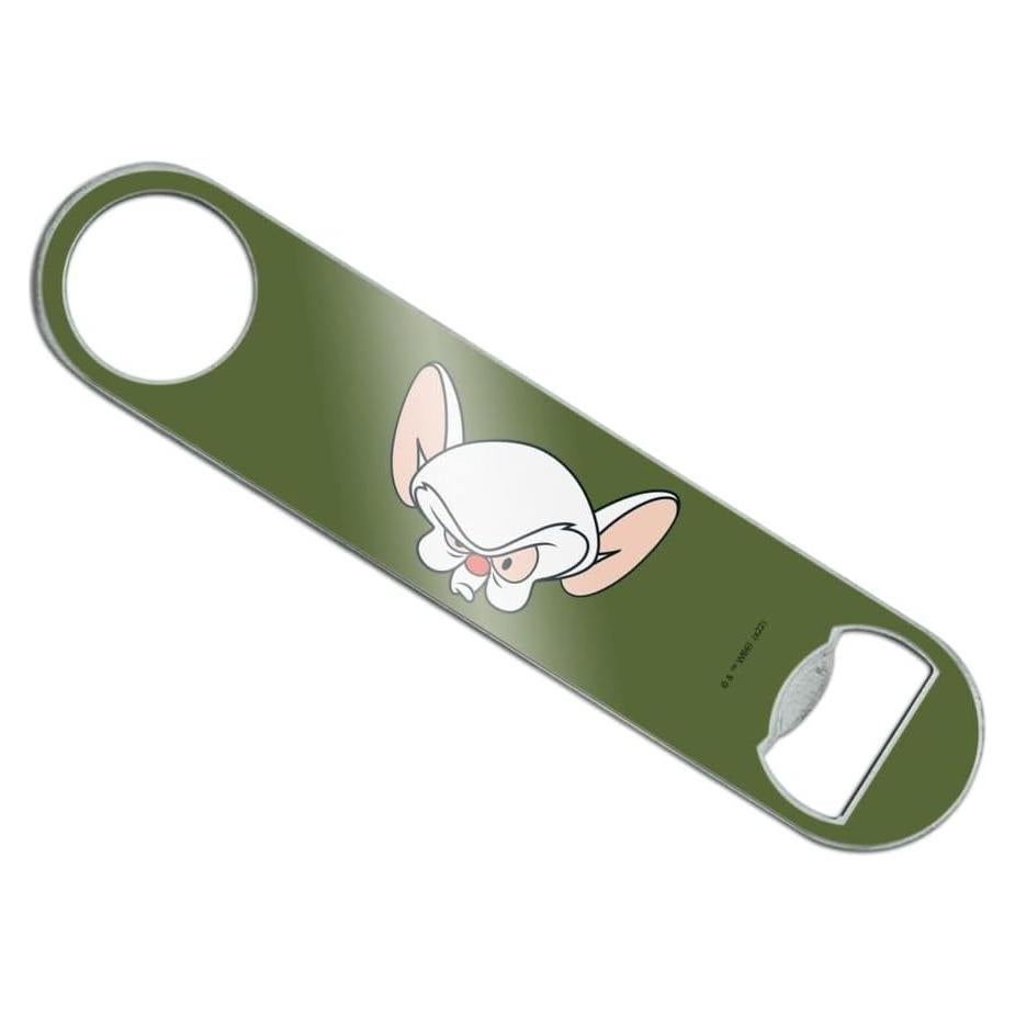 Abrebotellas Pinky y el Cerebro Acero Inoxidable 18cm