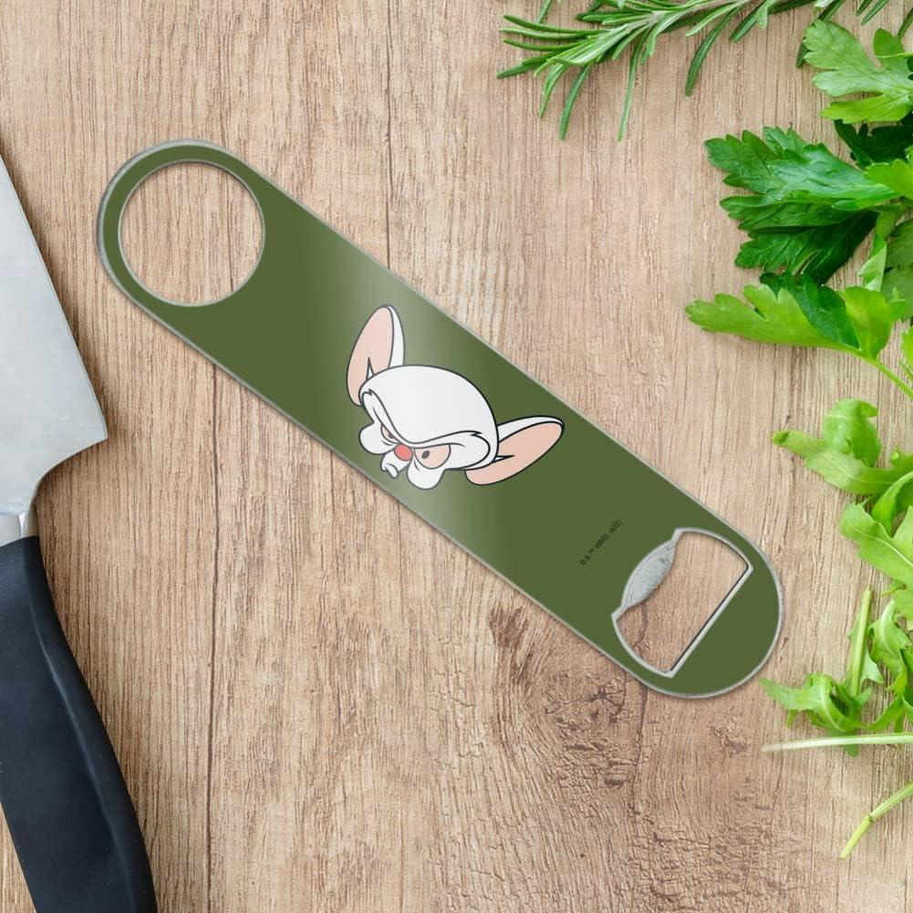 Abrebotellas Pinky y el Cerebro Acero Inoxidable 18cm