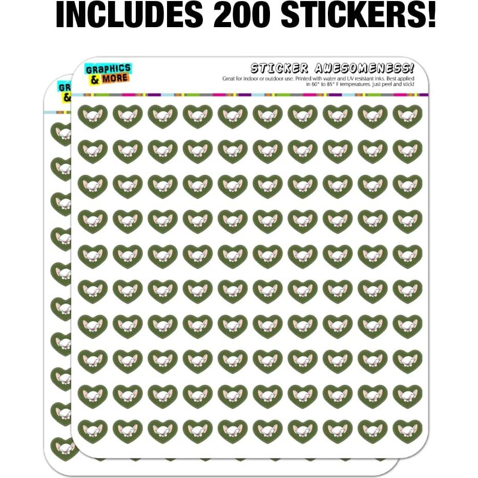 Pegatinas Corazón Pinky y Cerebro - 200 Unidades Mate