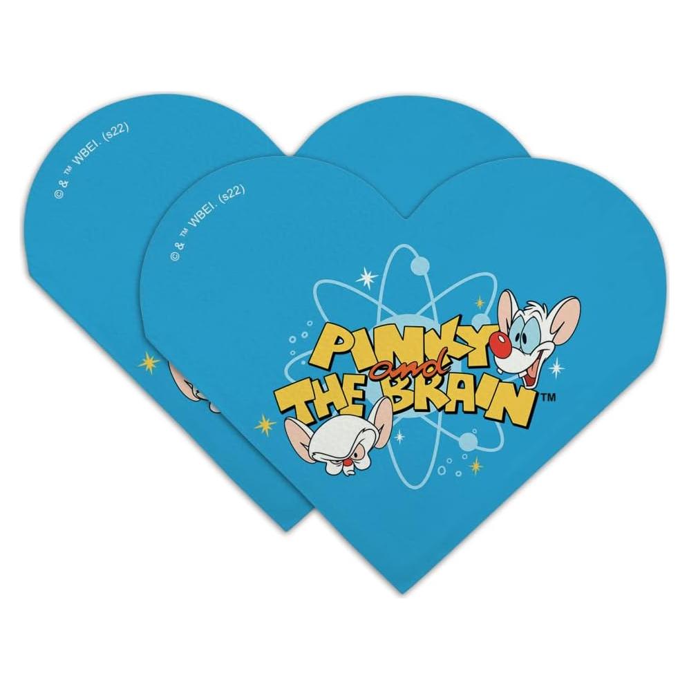 Marcadores de Corazón de Cuero Sintético Graphics & More - Set de 2