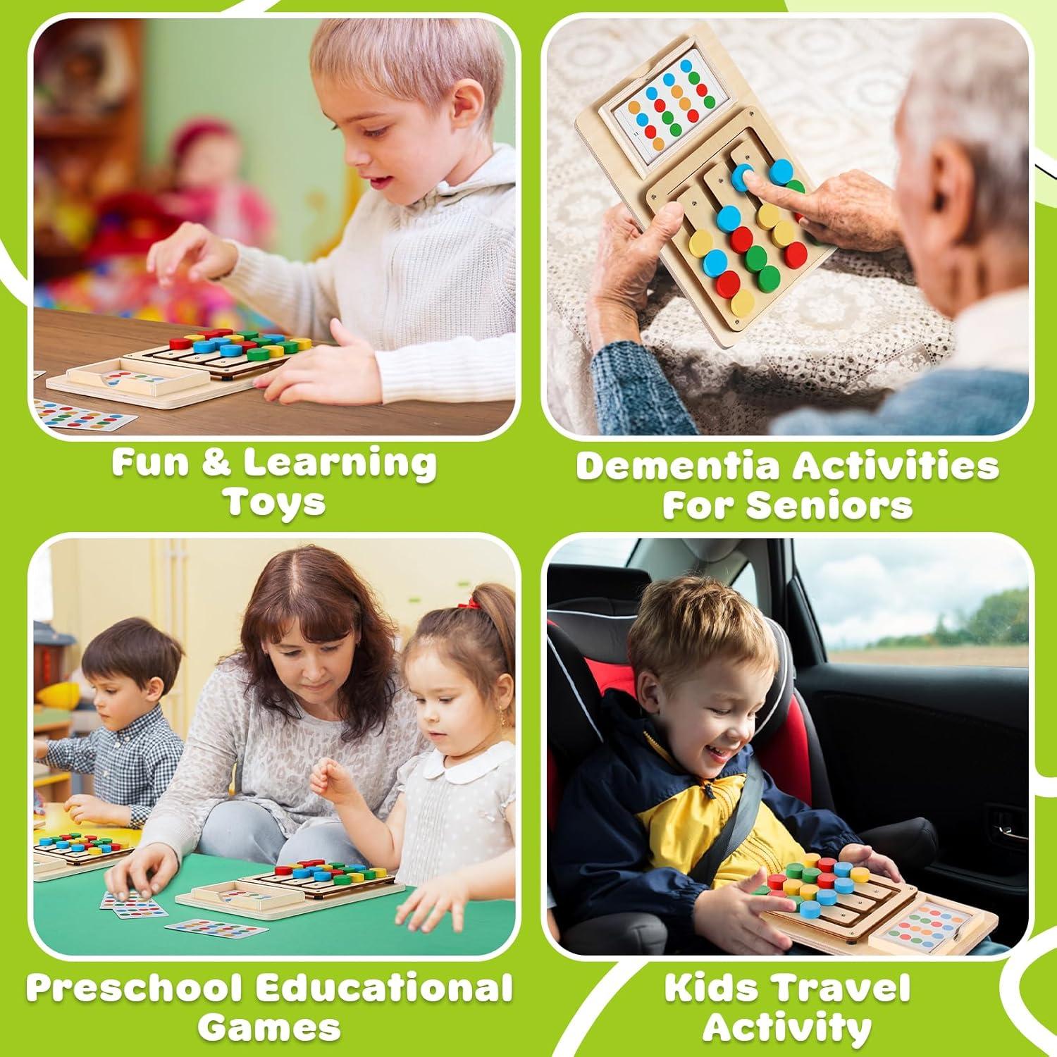 Rompecabezas Deslizante V-Opitos para Niños 3-7 Años