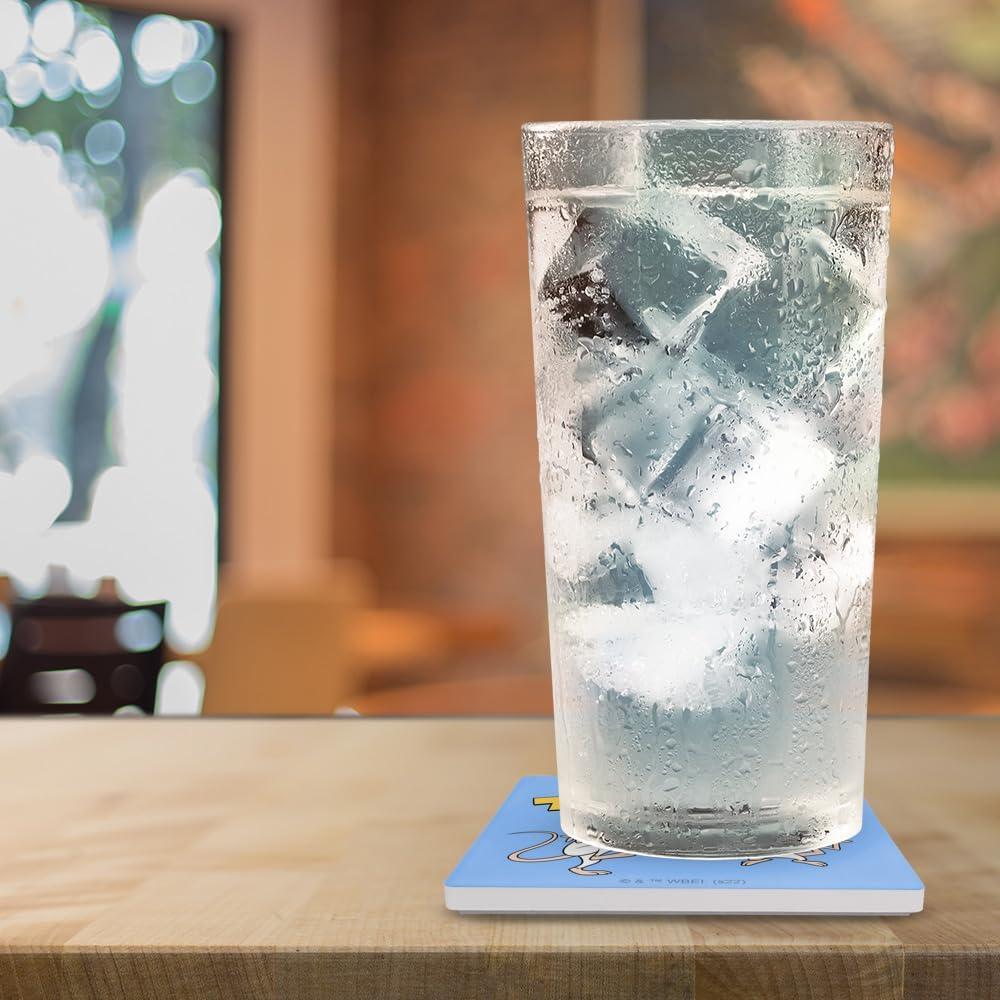 Set de 2 Posavasos Cerámicos Pinky y Cerebro 9.9 cm