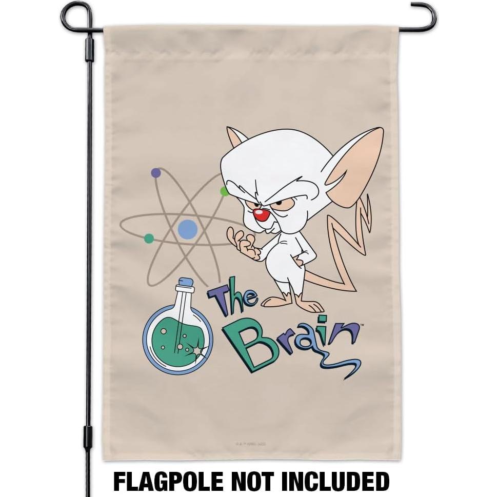 Bandera de Jardín Pinky y el Cerebro 48cm x 33cm Graphics & More