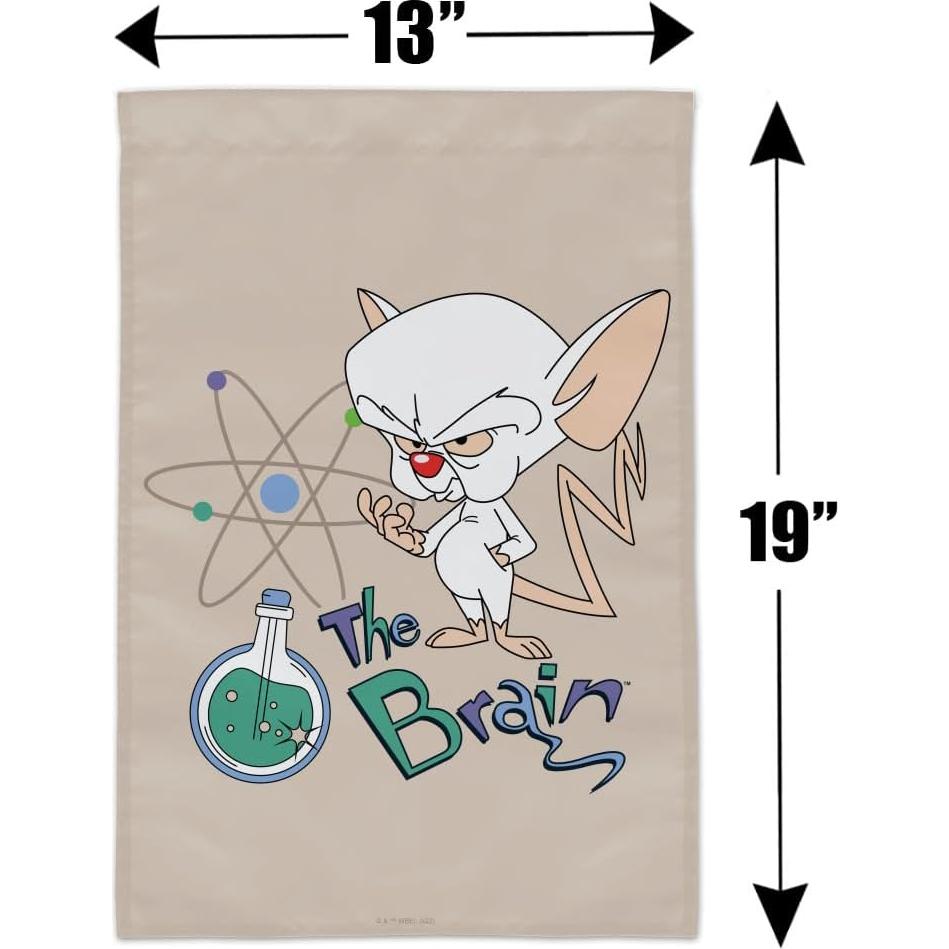 Bandera de Jardín Pinky y el Cerebro 48cm x 33cm Graphics & More