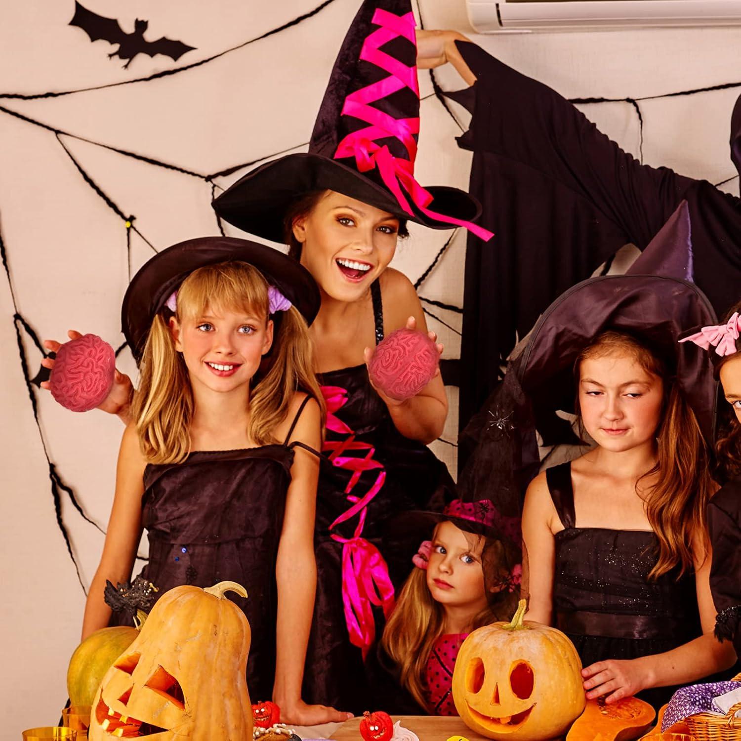 12 Pelotas Antiestrés Zhanmai Cerebrales 6 cm Rojas