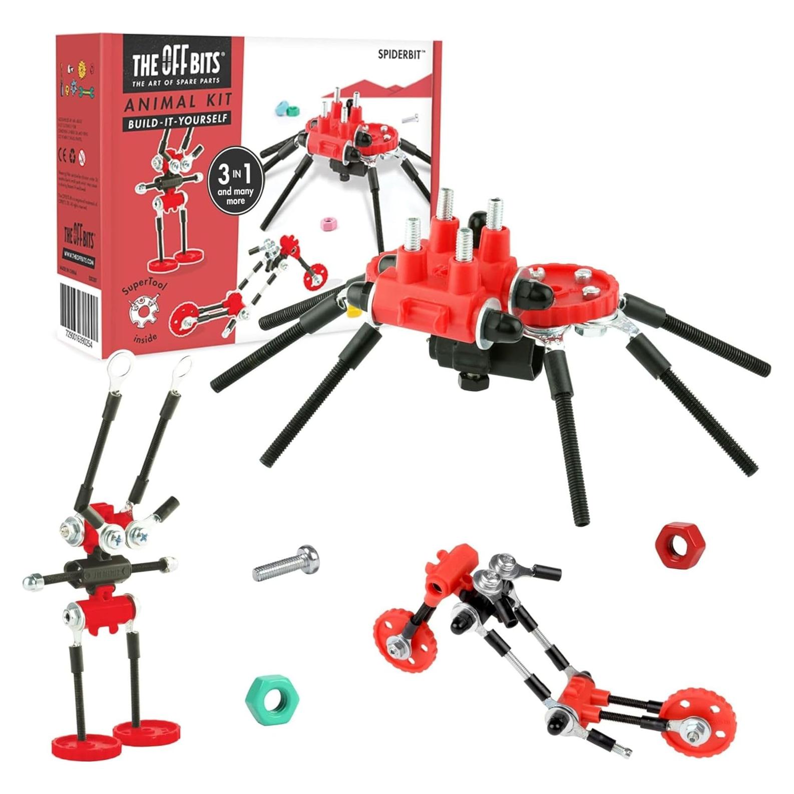 Juego de Construcción The Off Bits Araña Roja - Juguetes STEM 6+