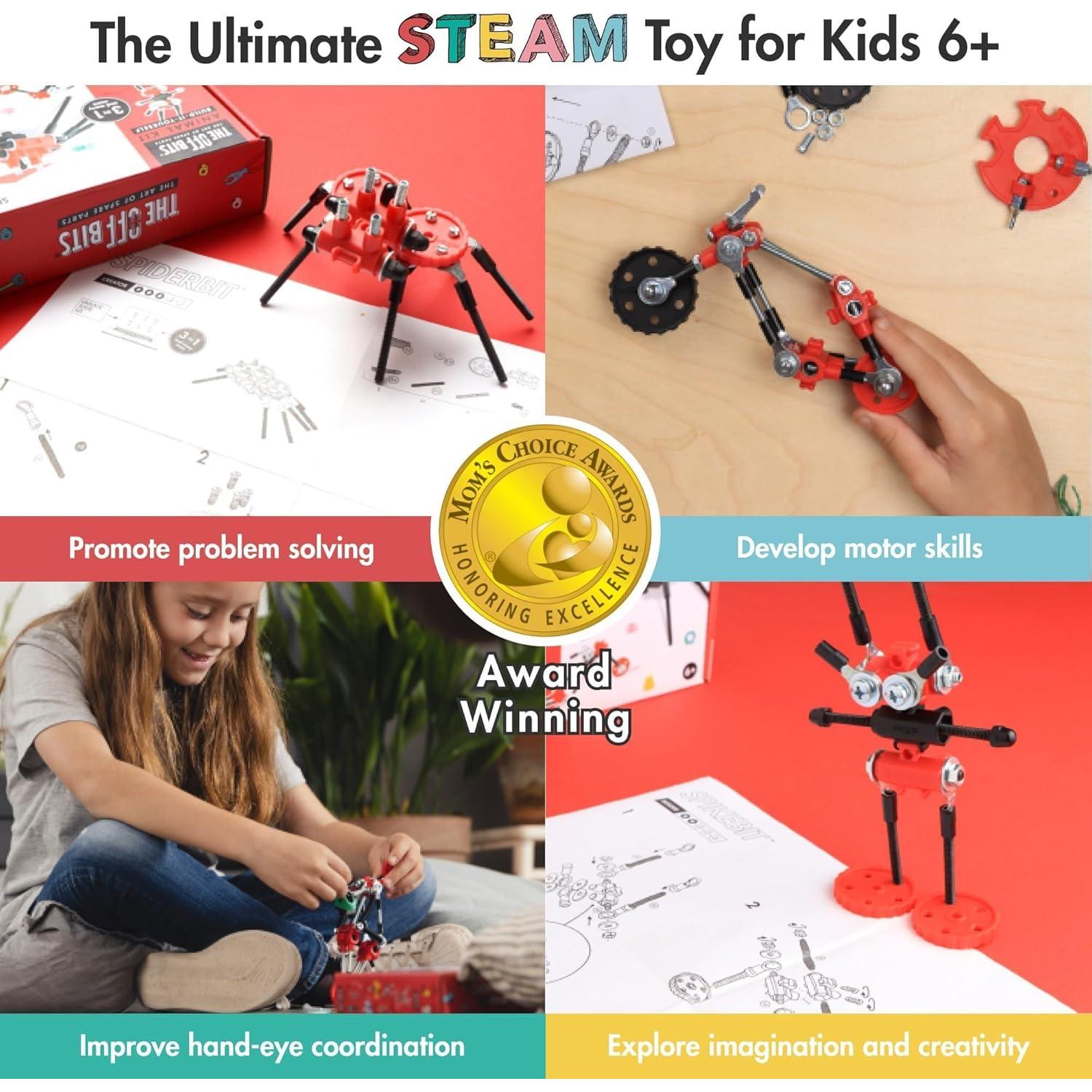 Juego de Construcción The Off Bits Araña Roja - Juguetes STEM 6+