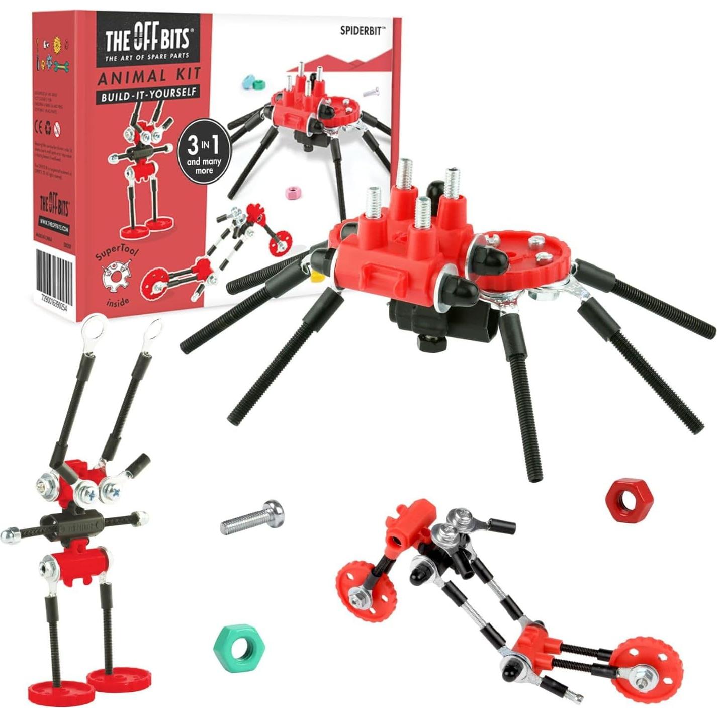 Juego de Construcción The Off Bits Araña Roja - Juguetes STEM 6+