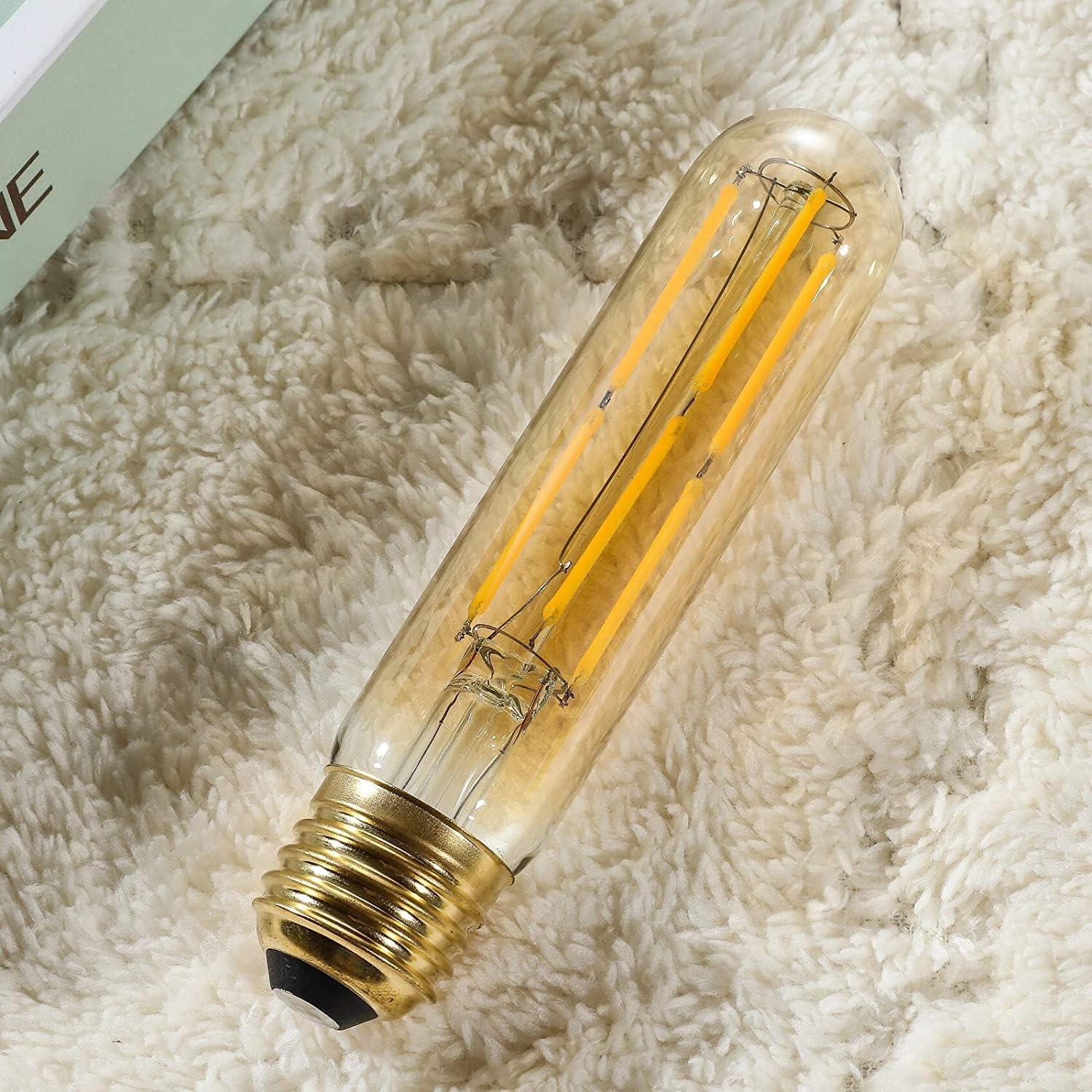 Bombilla LED Dimmable E26 6W 2700K Ámbar 3 Pack