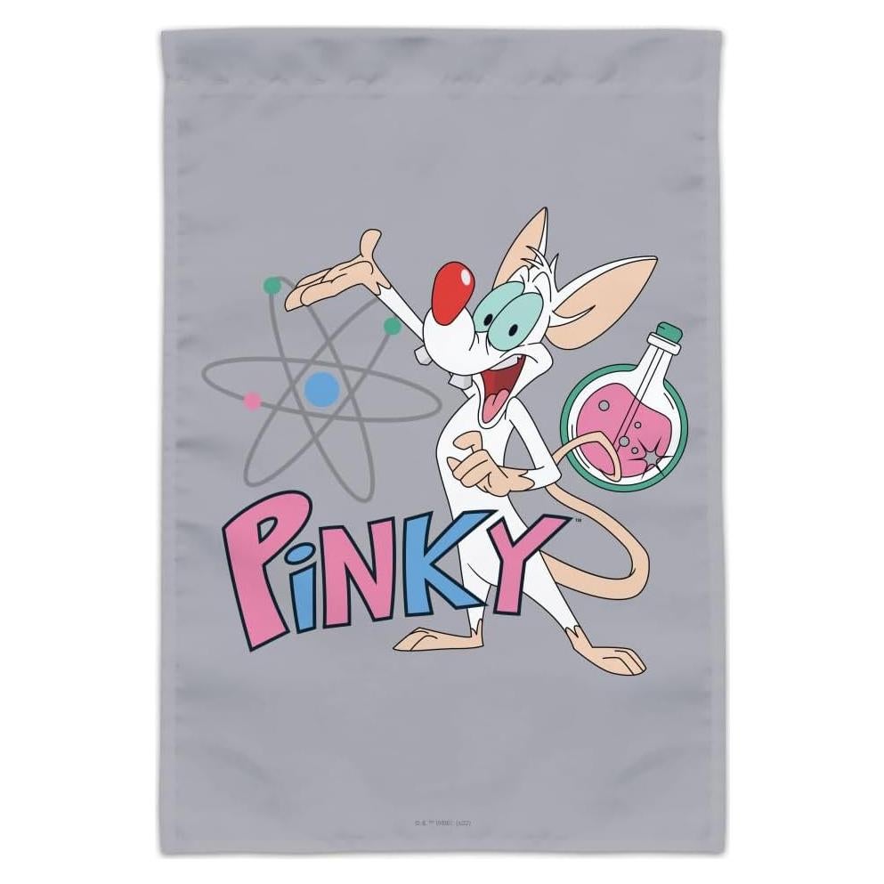 Bandera de Jardín Pinky y El Cerebro 48x33cm Doble Cara
