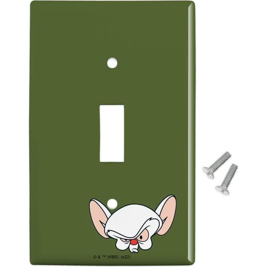 Cubierta de Interruptor de Luz Pinky y el Cerebro - Graphics & More