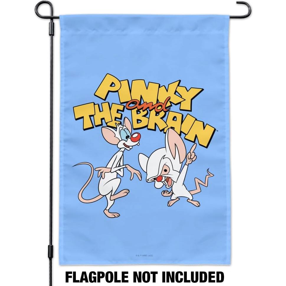Bandera de Jardín Pinky y el Cerebro 48x33 cm Graphics & More