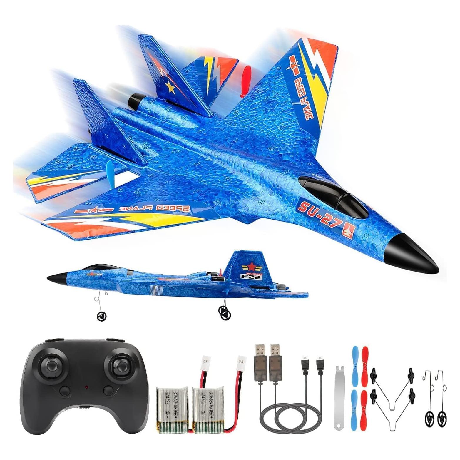 Avión de Control Remoto RC RoofWorld SU-27 32x25.5cm