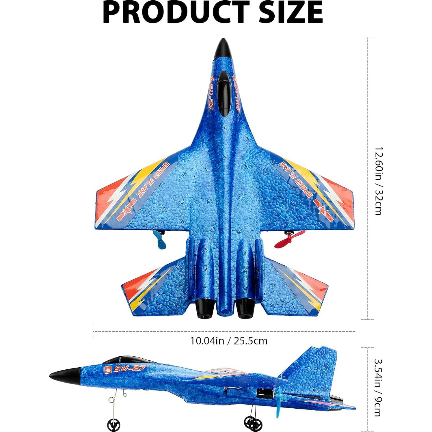 Avión de Control Remoto RC RoofWorld SU-27 32x25.5cm