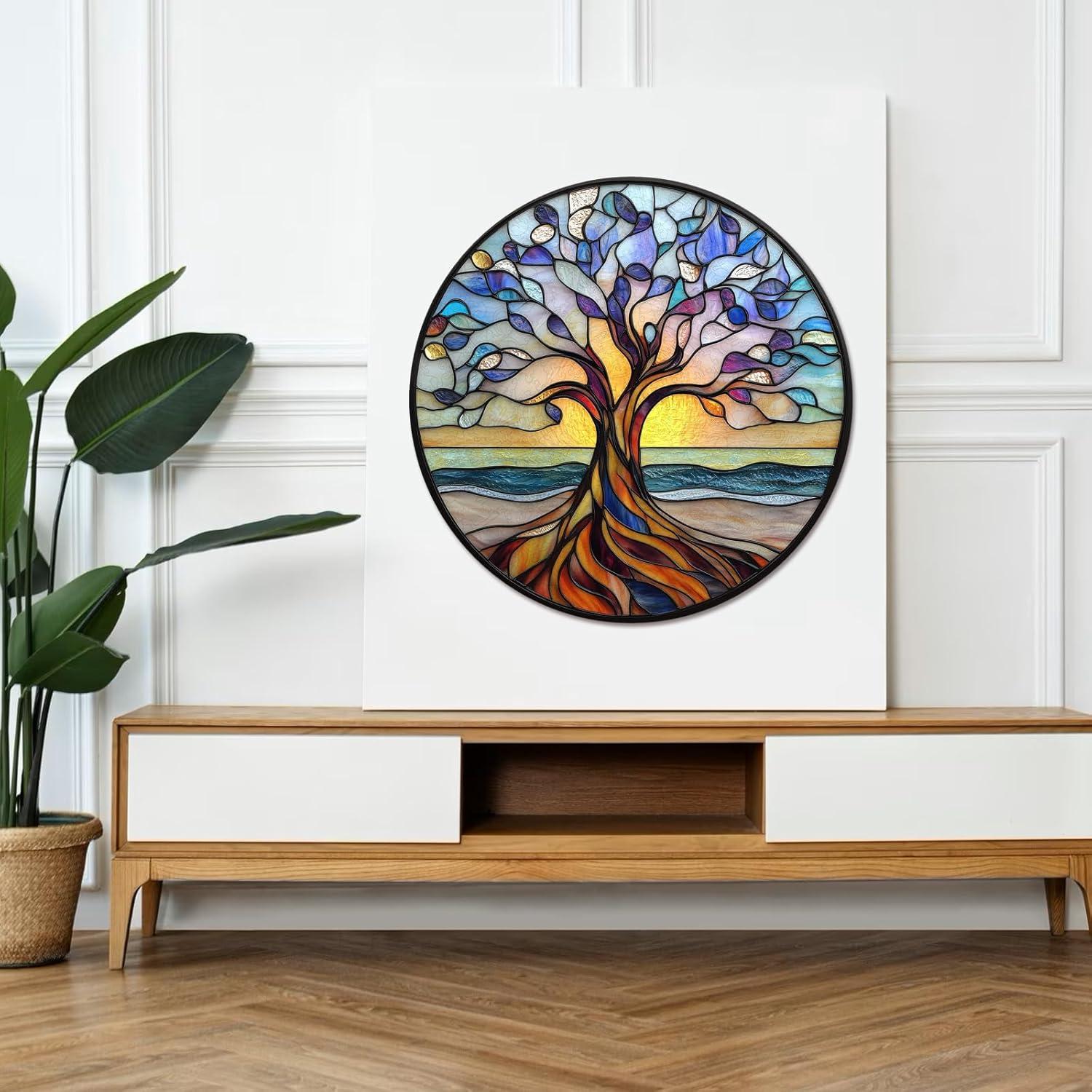 Rompecabezas de Madera 200 Piezas Jiroinlly Árbol de la Vida 28.4cm