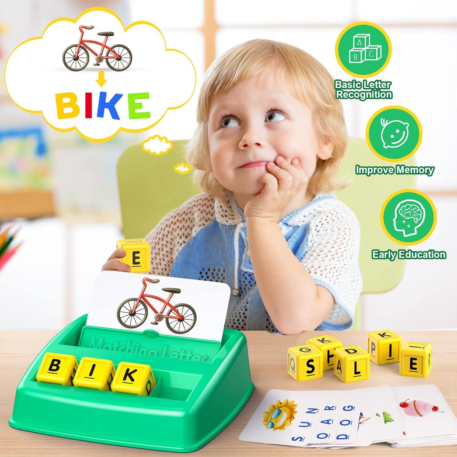 Juguete Educativo SAITCPRY Juego de Correspondencia de Letras 3-5 Años