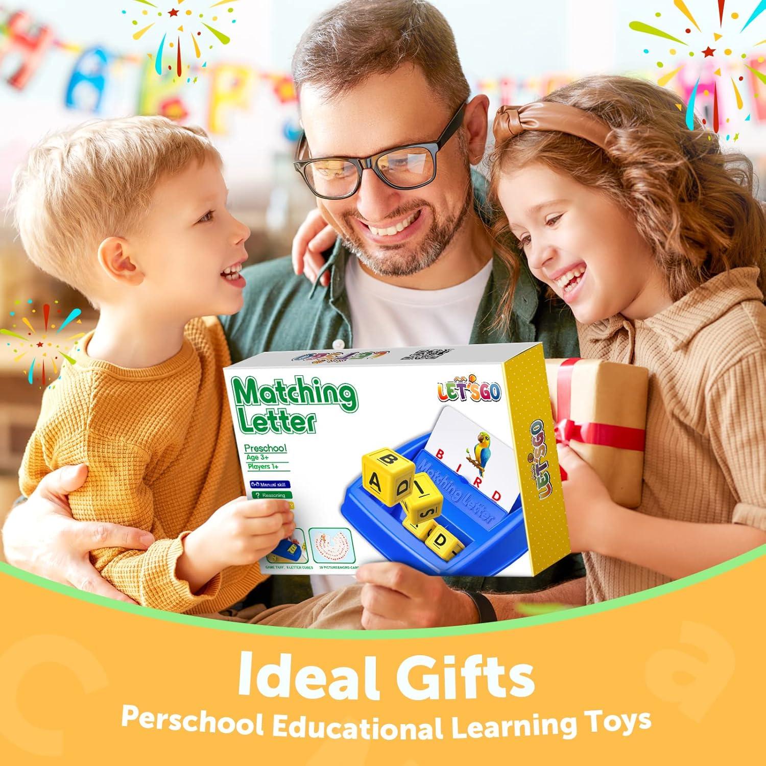 Juguete Educativo SAITCPRY Juego de Correspondencia de Letras 3-5 Años