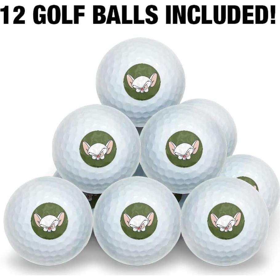 Pelotas de Golf Wilson Pinky y el Cerebro 12 Pack Premium