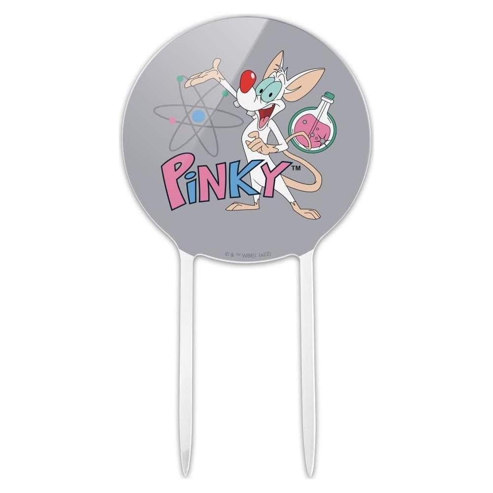 Adorno de Pastel Pinky y el Cerebro 18.42 cm - Licenciado