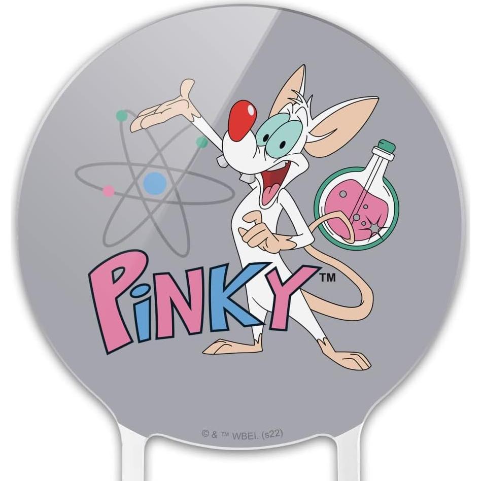 Adorno de Pastel Pinky y el Cerebro 18.42 cm - Licenciado