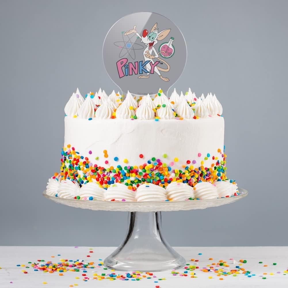 Adorno de Pastel Pinky y el Cerebro 18.42 cm - Licenciado
